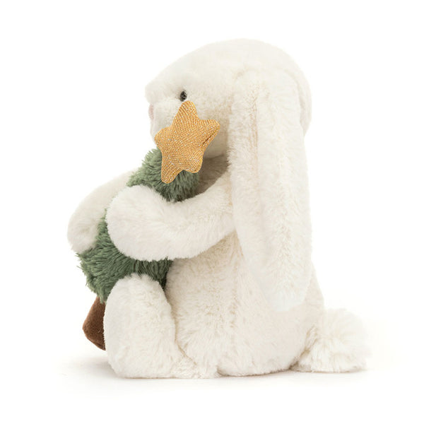 I am Bashful Bunny with Christmas Tree
