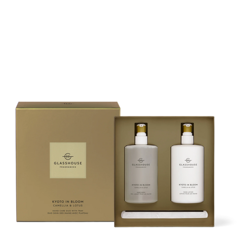 KYOTO IN BLOOM | Camellia & Lotus | Hand Care Duo With Tray