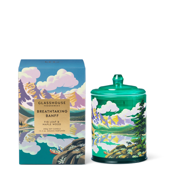 BREATHTAKING BANFF | Maple Wood & Fig Leaf | 380g Soy Candle
