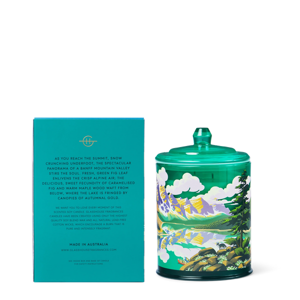 BREATHTAKING BANFF | Maple Wood & Fig Leaf | 380g Soy Candle