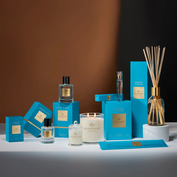 MIDNIGHT IN MILAN | Saffron & Rose | Replacement Scent Stems