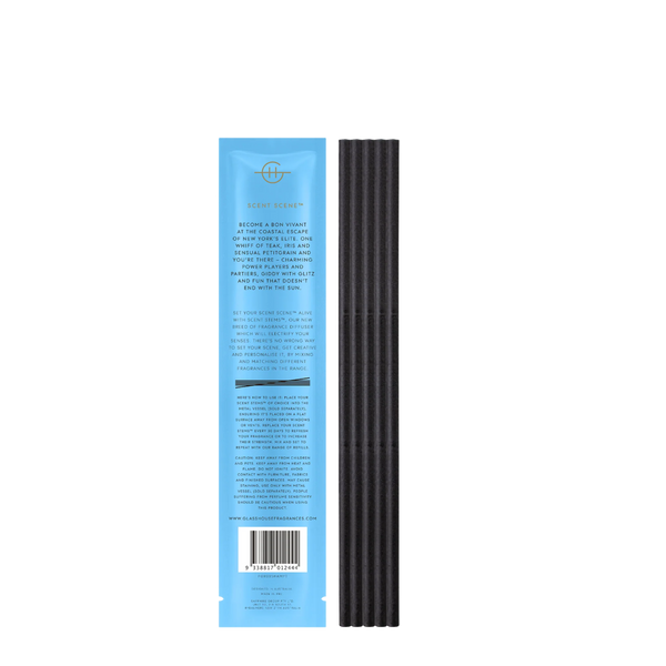 THE HAMPTONS | Teak & Petitgrain | Replacement Scent Stems