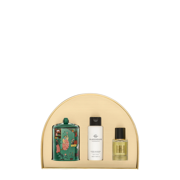 KYOTO IN BLOOM | Camellia & Lotus | Candle, Parfum Gift Set