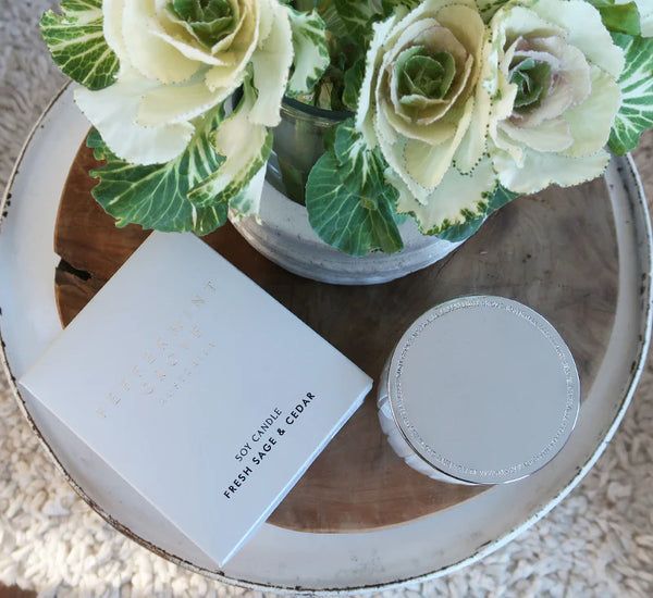 FRESH SAGE & CEDAR | 370g Soy Candle