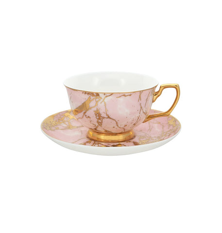 Teacup & Saucer ROSE QUARTZ