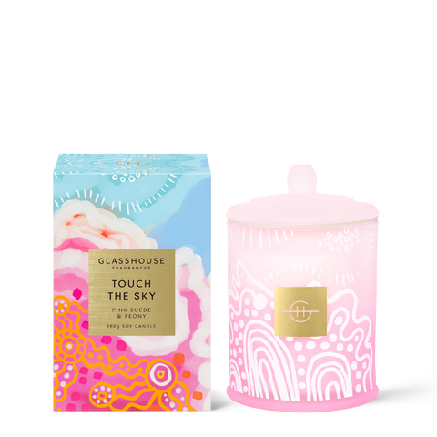 TOUCH THE SKY | Pink Suede & Peony | 380g Soy Mother's Day Limited Edition Candle