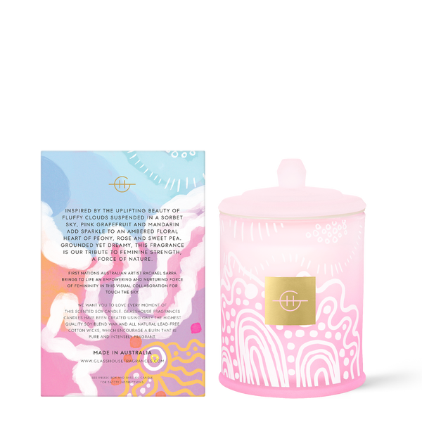 TOUCH THE SKY | Pink Suede & Peony | 380g Soy Mother's Day Limited Edition Candle