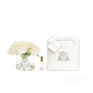 Perfumed Natural Touch 5 Roses | Clear - Pink Blush