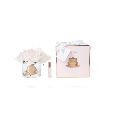 Perfumed Natural Touch 5 Roses | Clear - Pink Blush - Pink Box