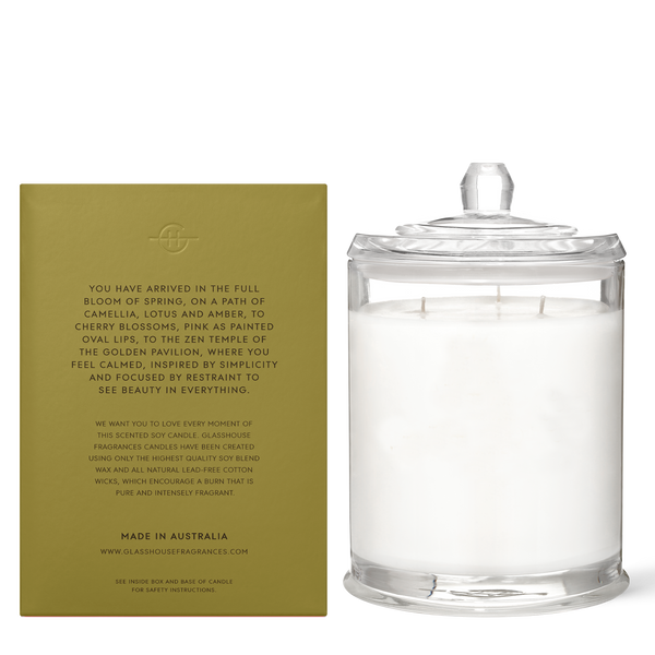 KYOTO IN BLOOM | Camelia & Lotus | 760g Soy Candle