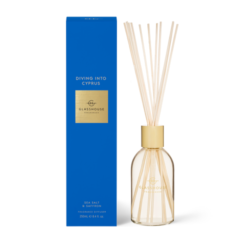 DIVING INTO CYPRUS | Sea Salt & Saffron | 250ml Fragrance Diffuser