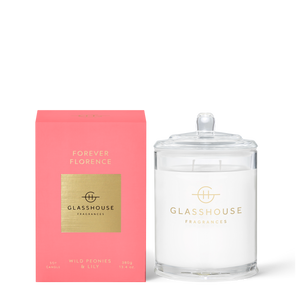FOREVER FLORENCE | Wild Peonies & Lily | 380g Soy Candle