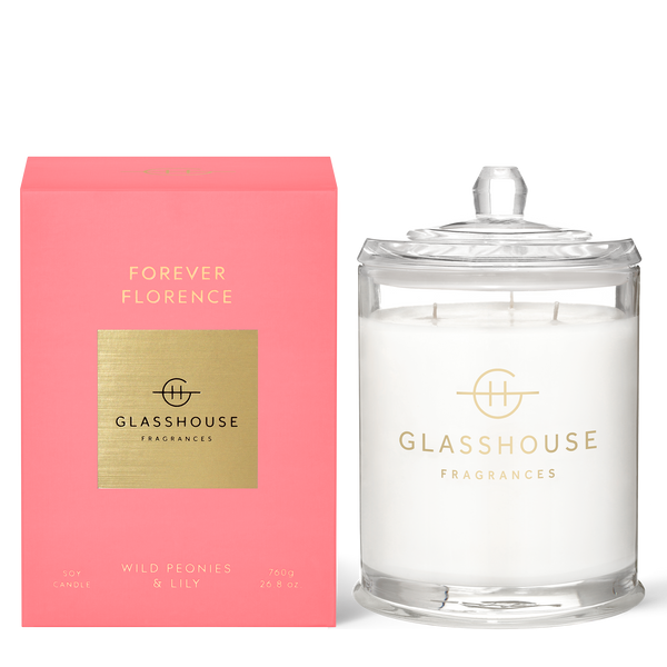FOREVER FLORENCE | Wild Peonies & Lily | 760g Soy Candle