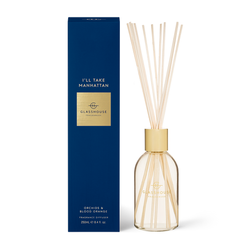 I'LL TAKE MANHATTAN | Orchids & Blood Orange | 250ml Fragrance Diffuser