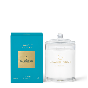 MIDNIGHT IN MILAN | Saffron & Rose | 380g Soy Candle