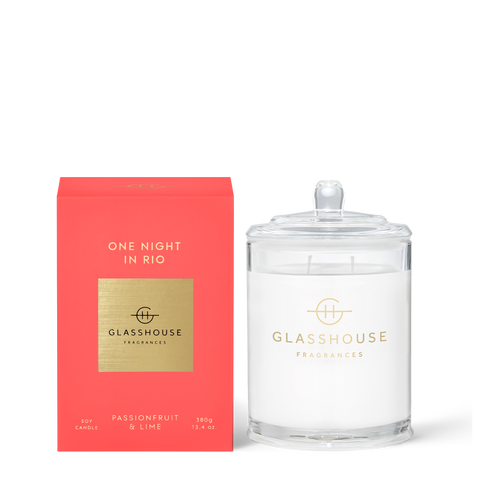 ONE NIGHT IN RIO | Passionfruit & Lime | 380g Soy Candle
