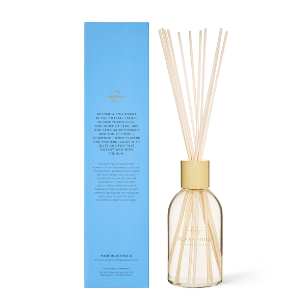 THE HAMPTONS | Teak & Petitgrain | 250ml Fragrance Diffuser