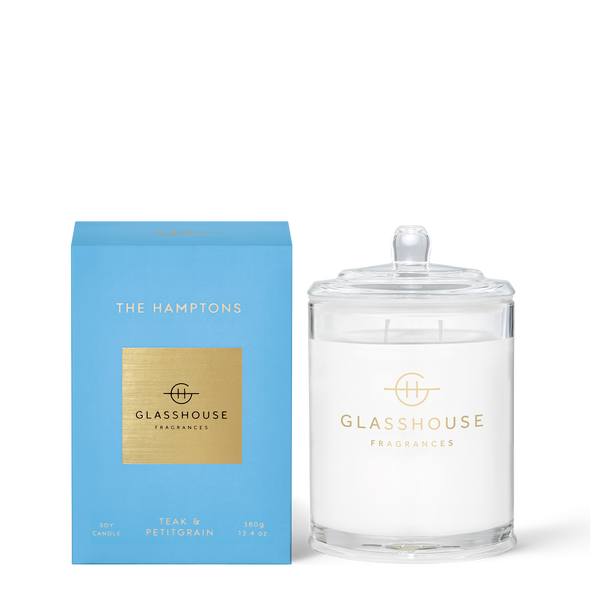 THE HAMPTONS | Teak & Petitgrain | 380g Soy Candle