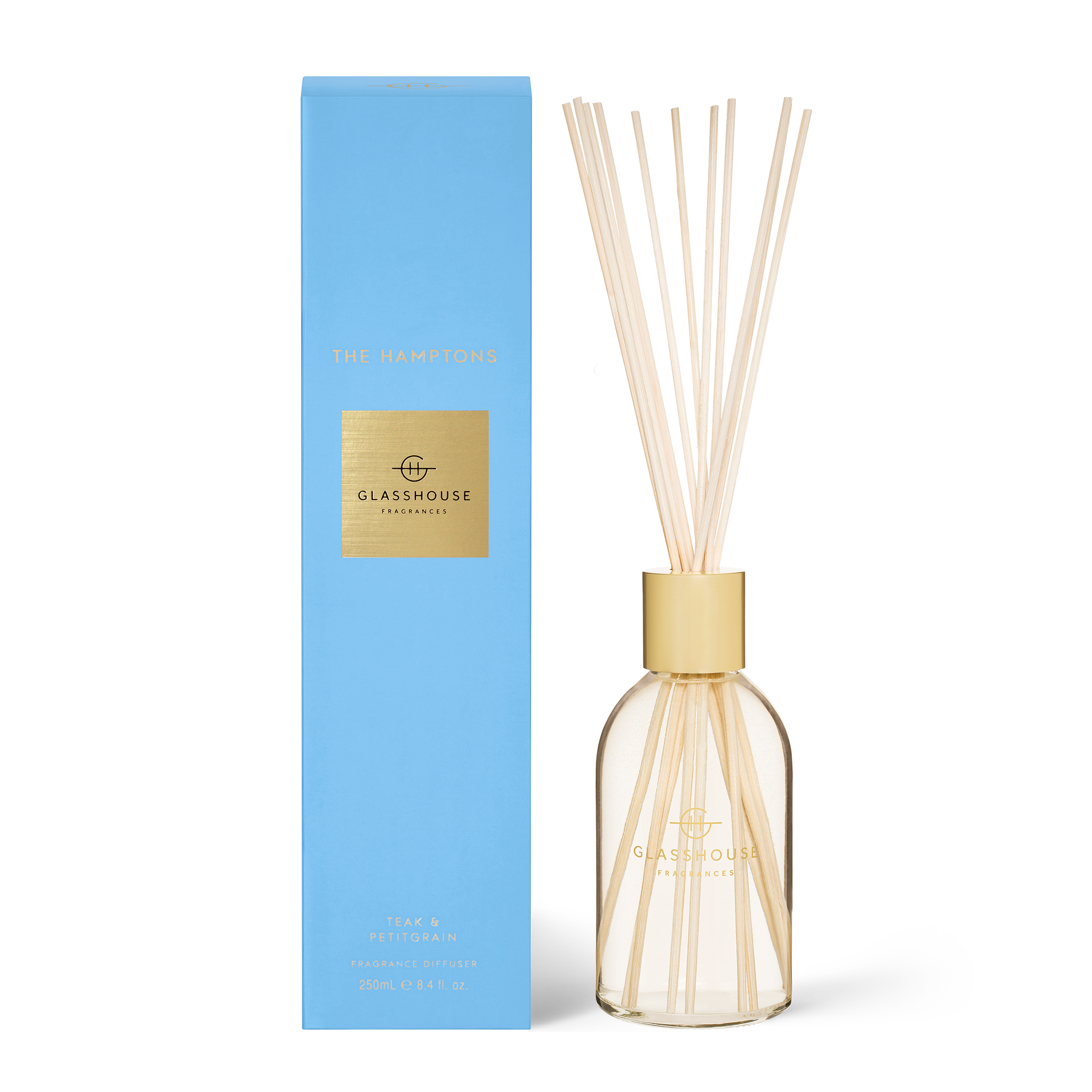 THE HAMPTONS | Teak & Petitgrain | 250ml Fragrance Diffuser