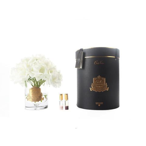 Luxury Grand Bouquet Gold Badge - Black Box Ivory