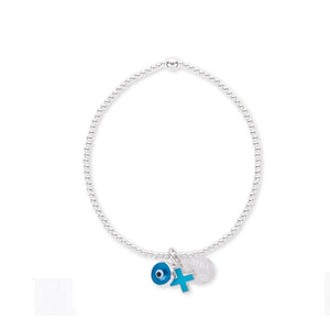 Peace Within Bracelet Blue