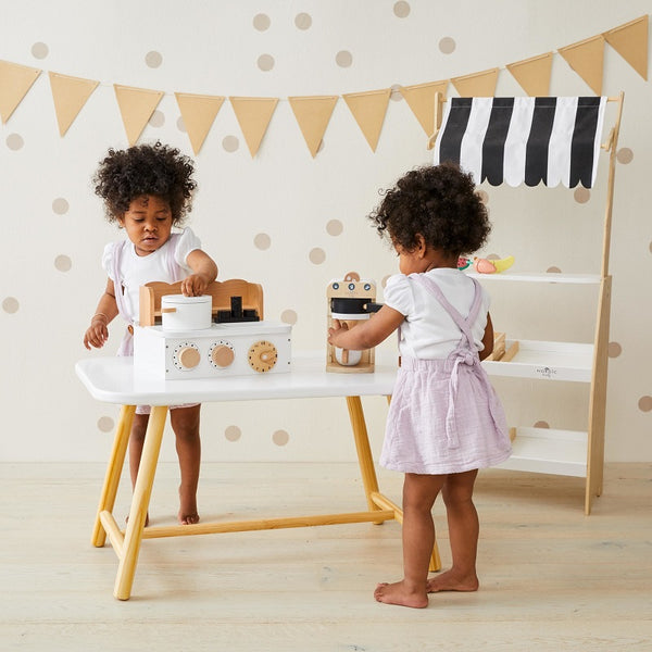 Nordic Kids | Wooden Coffee Machine Set