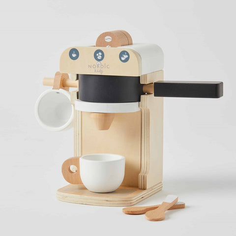 Nordic Kids | Wooden Coffee Machine Set