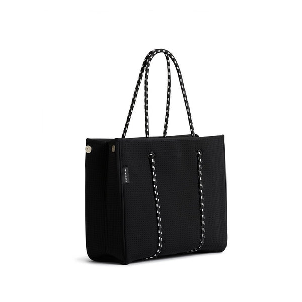 Neoprene Tote Bag | The Brighton Bag (Black)