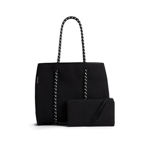 Neoprene Tote Bag | The Brighton Bag (Black)