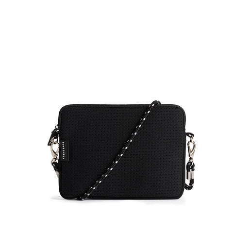 Neoprene Crossbody Bag | The Pixie Bag (Black)