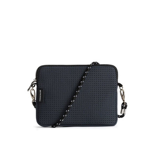 Neoprene Crossbody Bag | The Pixie Bag (Charcoal)