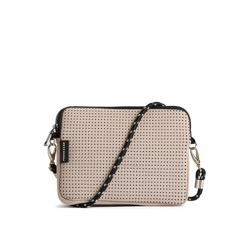 Neoprene Crossbody Bag | The Pixie Bag (Sand/Beige)