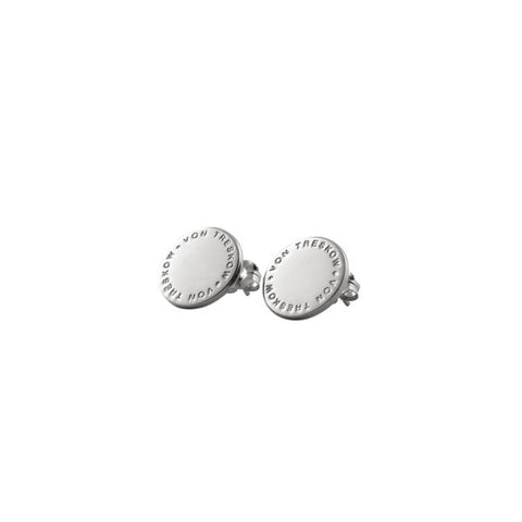 Von Treskow Plate Studs Earrings - Silver
